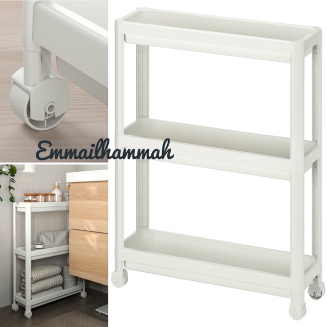 IKEA vesken trolley 54x18x71cm Shopee Singapore