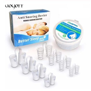 8Pcs/Box Anti Snore Apnea Nose Clip * Anti Snoring Breathe Aid * Stop Snore Device Sleeping Aid
