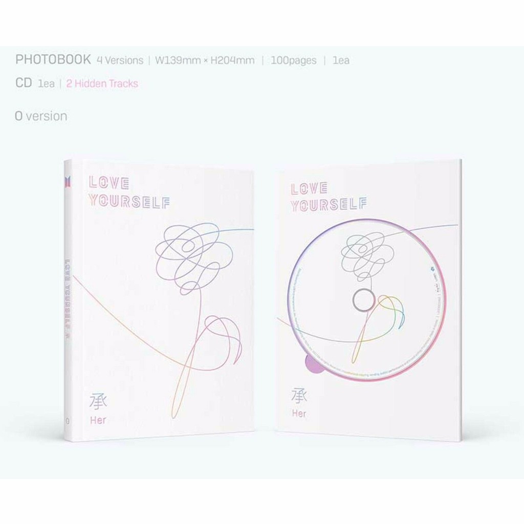 Bts Love Yourself 承 Her 5th Mini Album O Ver Shopee Singapore