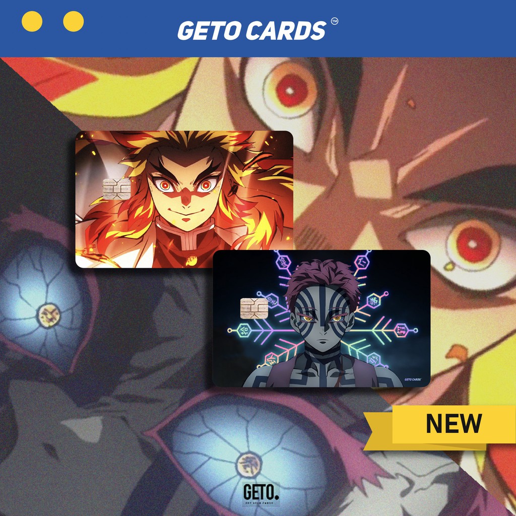 Demon Slayer Special Hologram | Geto CARDS (Skin/ ATM Card Sticker ...