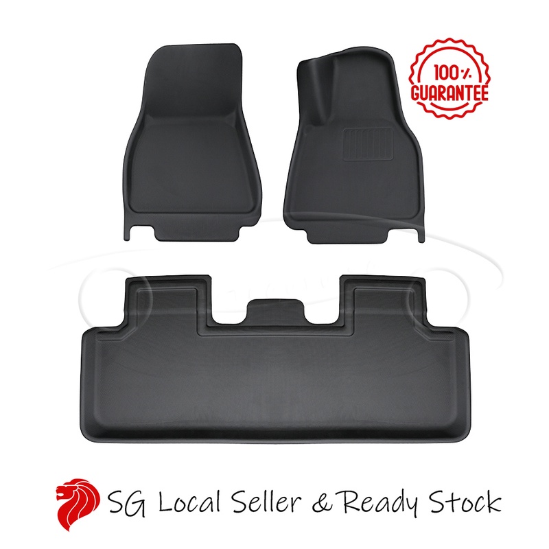 Tesla Model Y RHD 2022 XPE Floor Mats Shopee Singapore