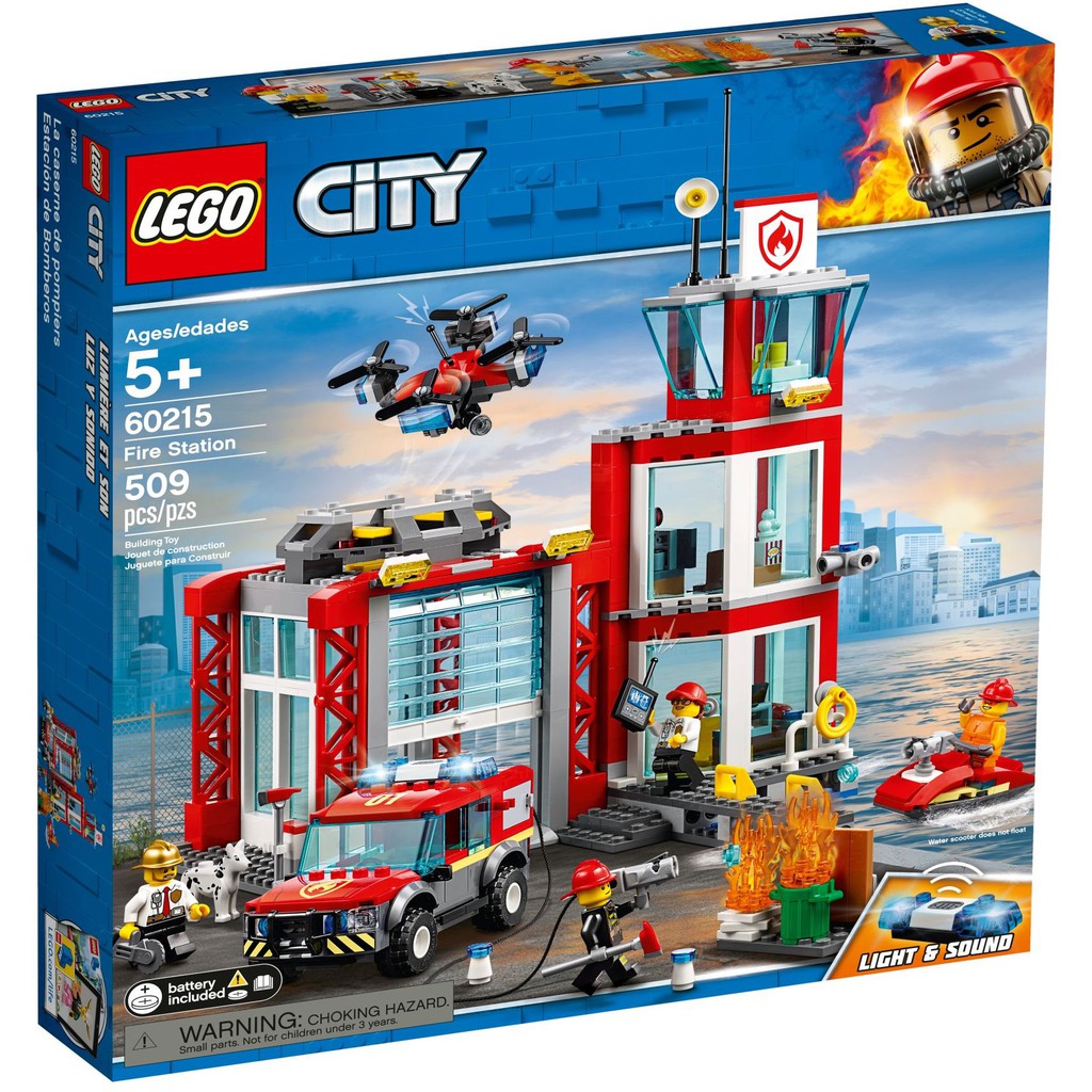 lego city fire truck sets