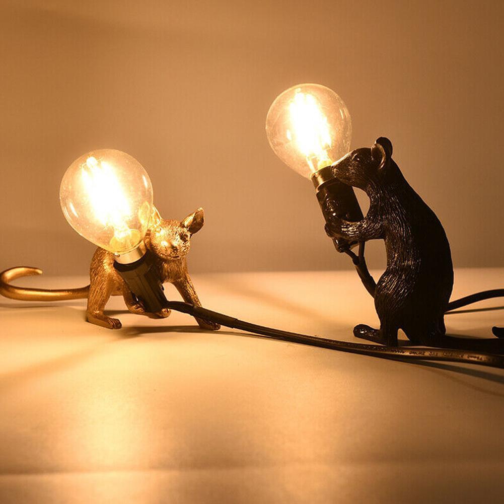 2020 Resin Small Mini Mouse Cute Led Desk Lamp Home Decor Desk