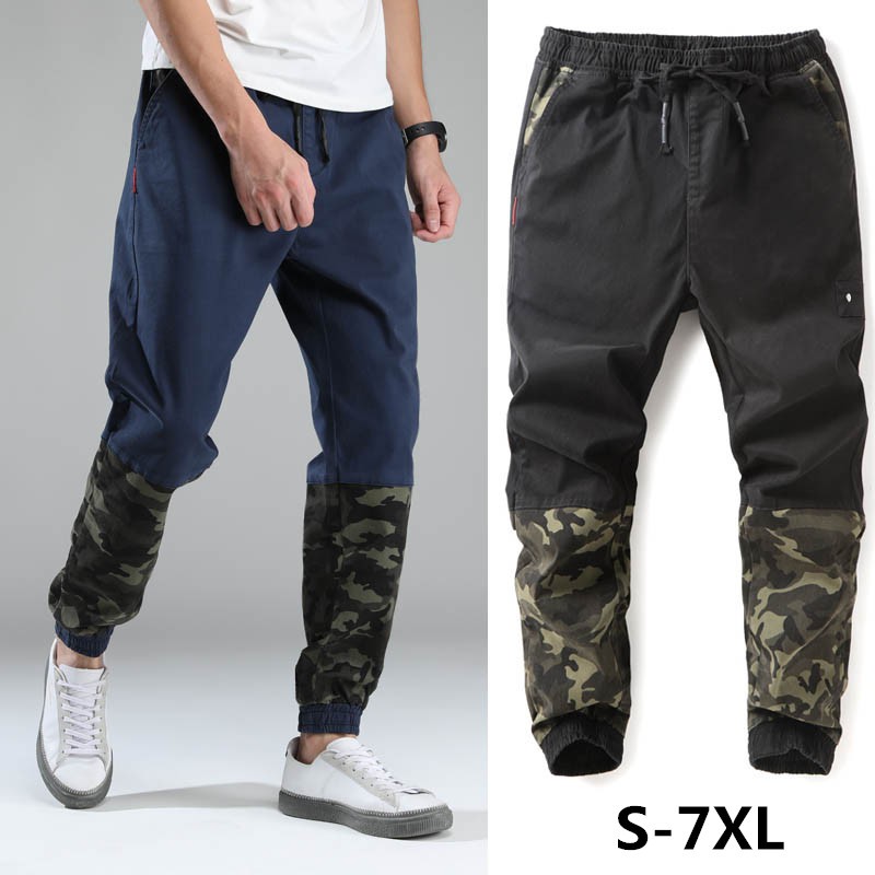 cotton plus size joggers