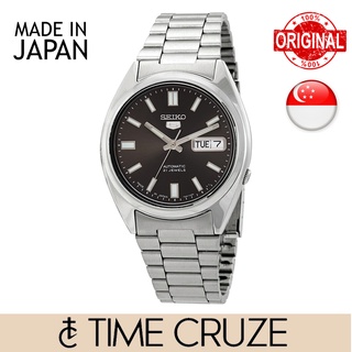 [Time Cruze] Seiko 5 SNXS79J1 Automatic Japan Made Stainless Steel Black Dial Men Watch SNXS79 SNXS79J SNXS79