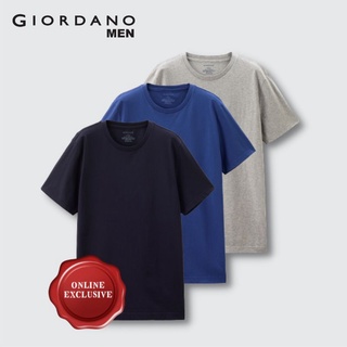 [Online Exclusive]Giordano Men Basic Crewneck 3-piece pack T-shirt
