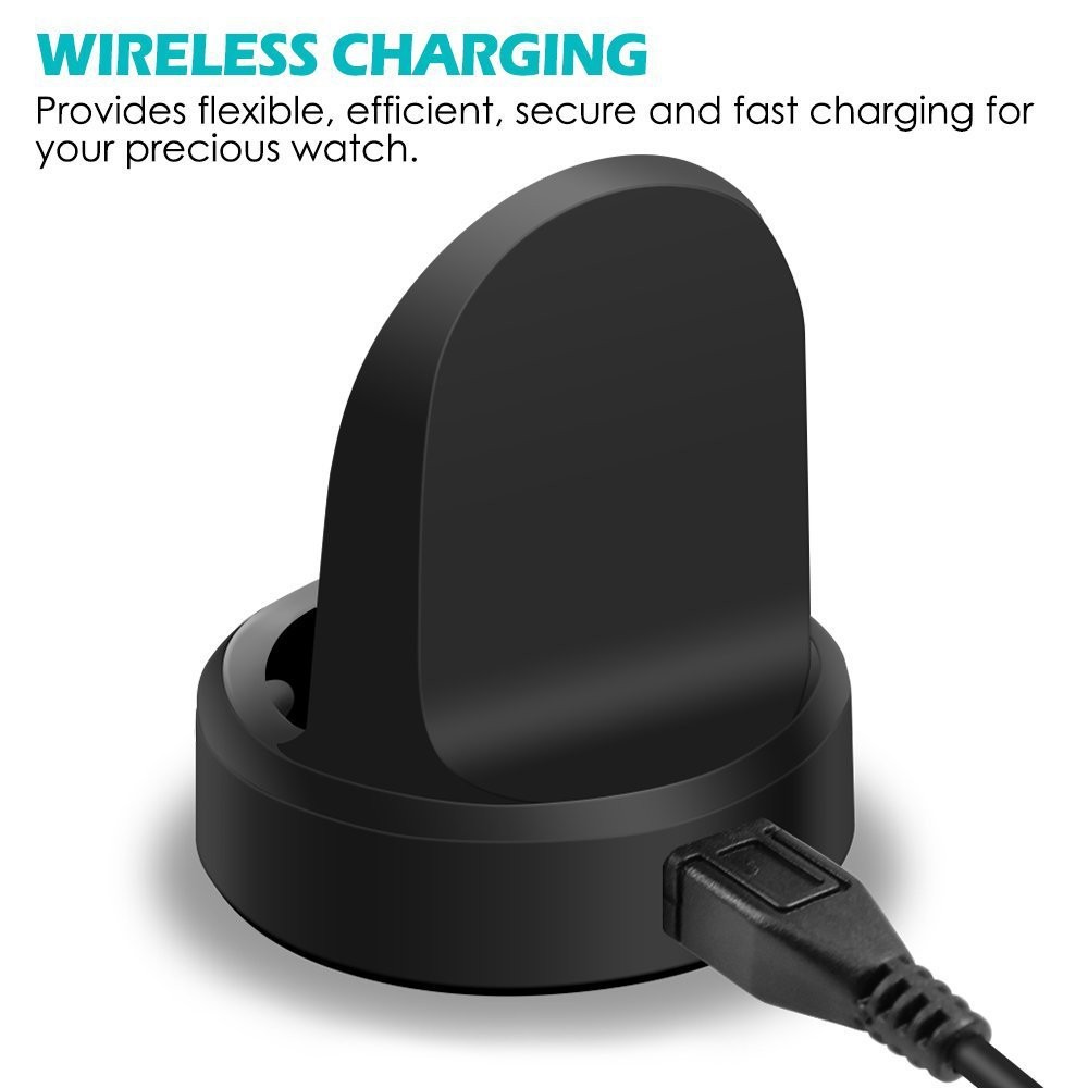 Quick Wireless Charge For Samsung Gear S3 S2 Sport Charging Dock Usb Charger Samsung Galaxy Watch 42mm 46mm Usb Cable Shopee Singapore
