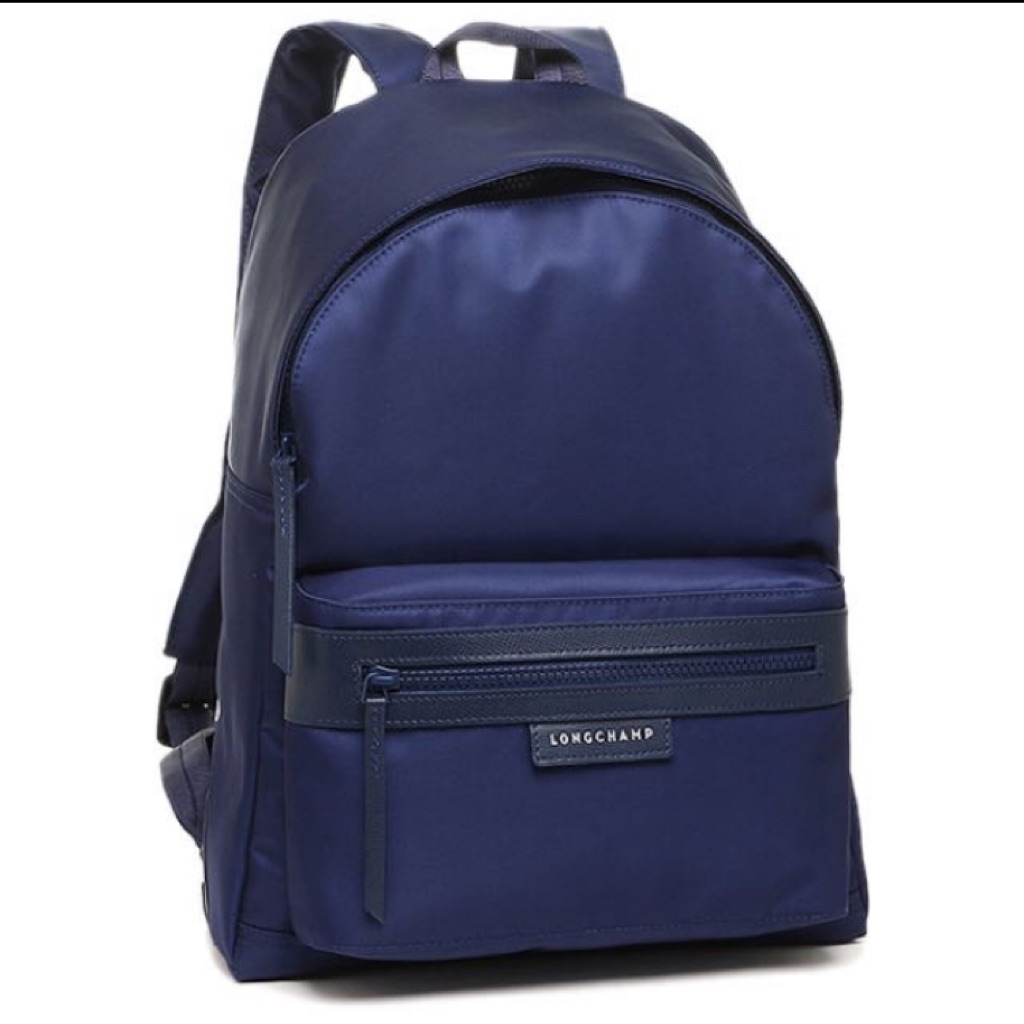 longchamp backpack navy blue