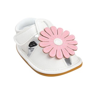 2022 New girl sun flower summer sandals baby shoes soft bottom rubber soles #7