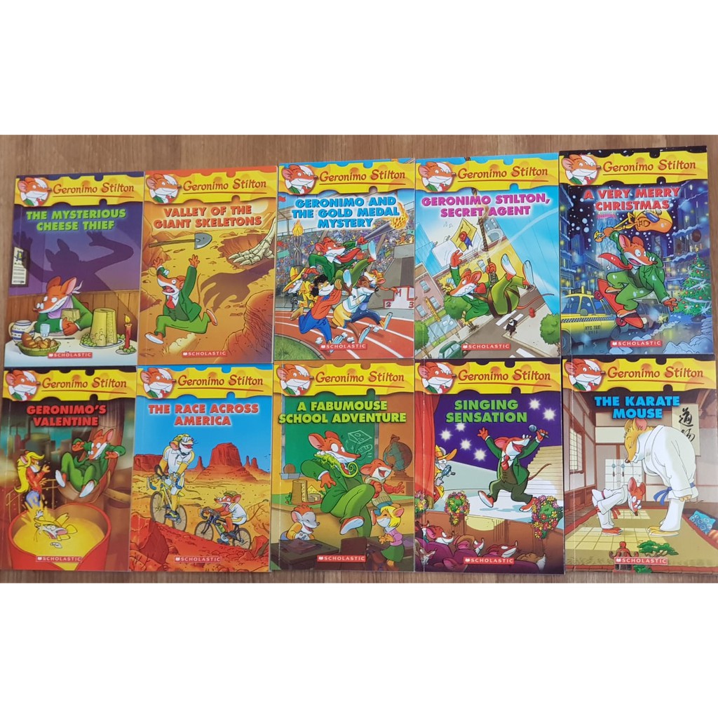 Geronimo Stilton Books Series Shopee Singapore - 