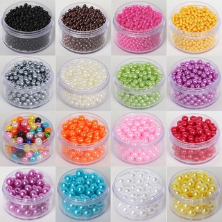 Image of Hot Fashion 4mm 6mm 8mm 10mm Round Imitation Pearl Beads Random Mix Colors Pearl Beads For Jewelry Making