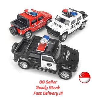 1:36 Hummer/Racing Alloy Police Car(Min. 2 pcs*) Model Diecast Vehicles Pull Back Police Car Toys