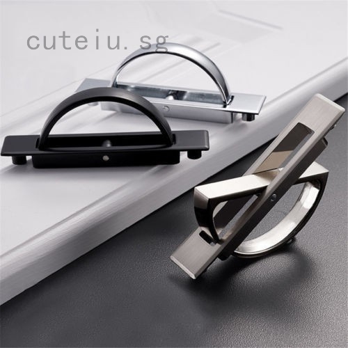 Zinc Alloy Tatami Hidden Door Handle Knob Recessed Pull Cover