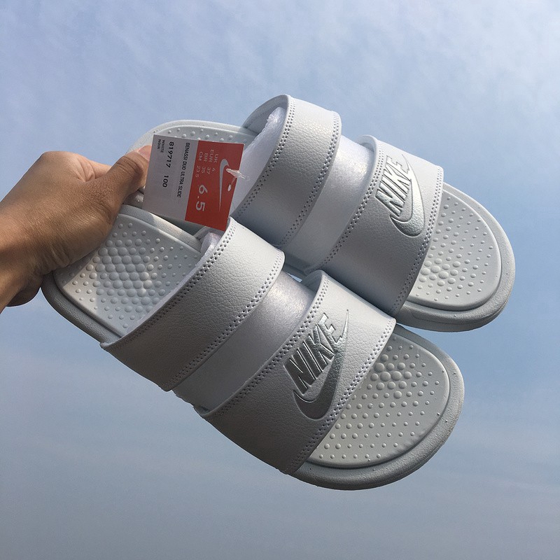 nike white sandals womens