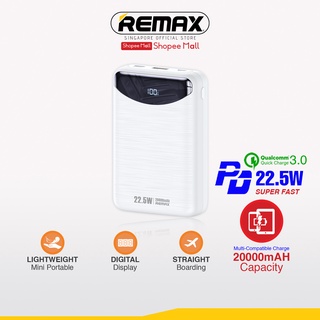 [Remax Energy] RPP-60/RPP-68 Ritry II Series 10000Mah / 20000Mah PD+QC 22.5W Super Fast Mini Lightweight Power Bank