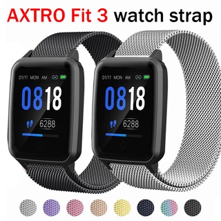 AXTRO Fit 3 Fitness Tracker Strap Smart Watchband Magnetic Stainless Steel Strap for AXTRO Fit 3 Fitness Tracker strap