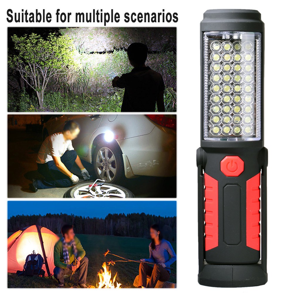 Rechargeable Work COB+LED Flexible AU Light Inspection Hand Torch Lamp  Magnetic
