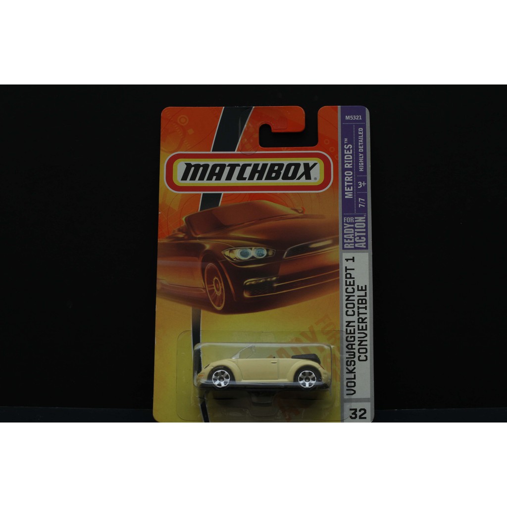 matchbox concept 1 beetle convertible