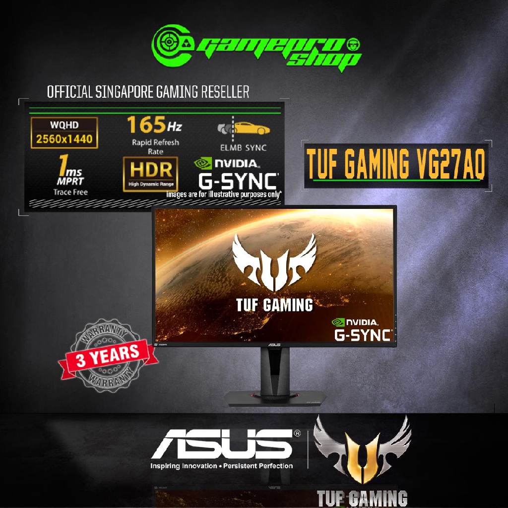 Asus tuf gaming vg27aq обзор