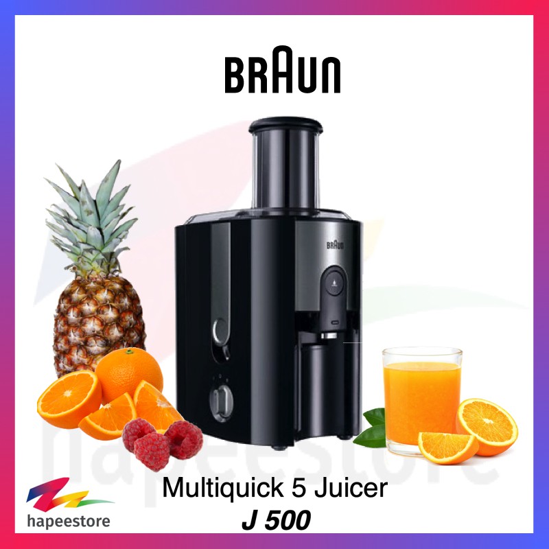 Braun J Multiquick Juicer Black Shopee Singapore