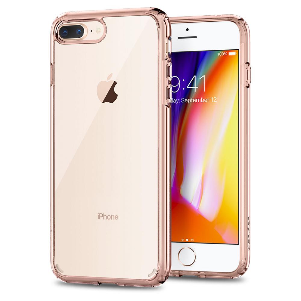 Spigen Iphone 8 Plus 7 Plus Case Ultra Hybrid 2 Rose Gold Shopee Singapore