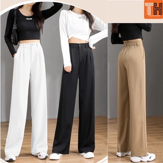 Culottes wide-legged pants with elastic waist in high quality material with many colors