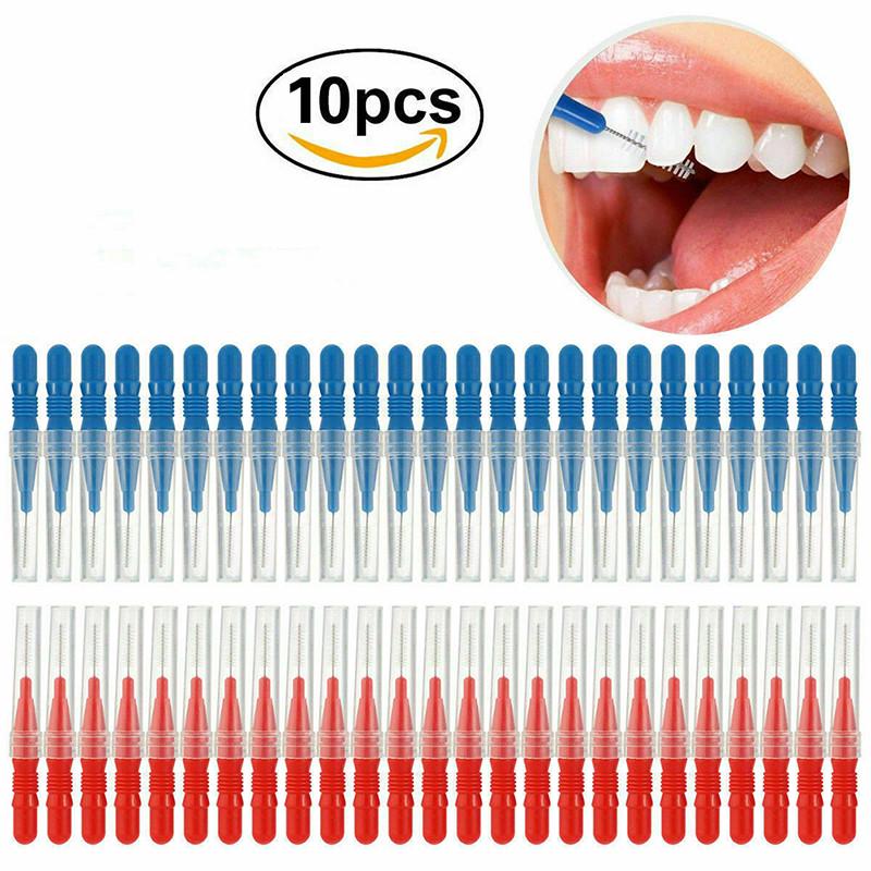 10PCS/lot Oral Hygiene Dental Toothpick Tooth Pick Brush Teeth