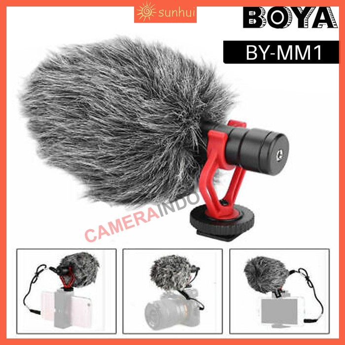 Boya Mm1 Microphone Vlog Dslr Live Smartphone Microphone Photography Video Equipment On Carousell