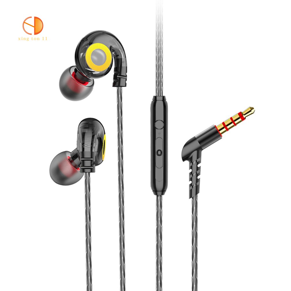 wired neckband headphones with mic