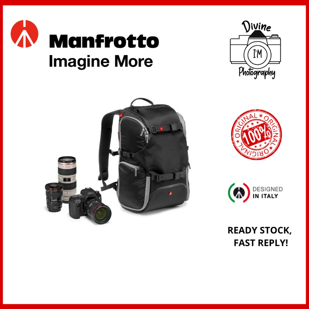 Manfrotto Mb Ma Bp Trv Advanced Camera And Laptop Backpack Travel Black Shopee Singapore