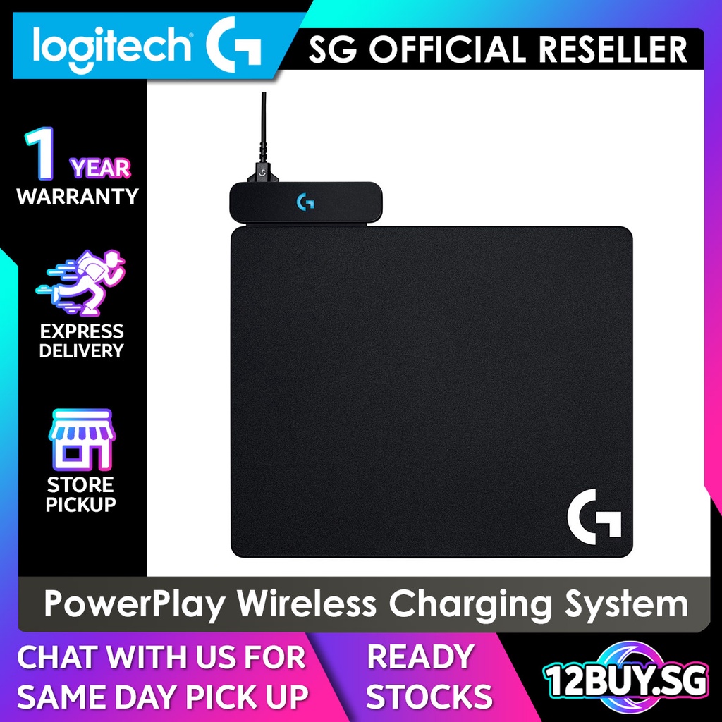 Logitech G PowerPlay Wireless Charging System Gaming Mouse Pad 12BUY.SG