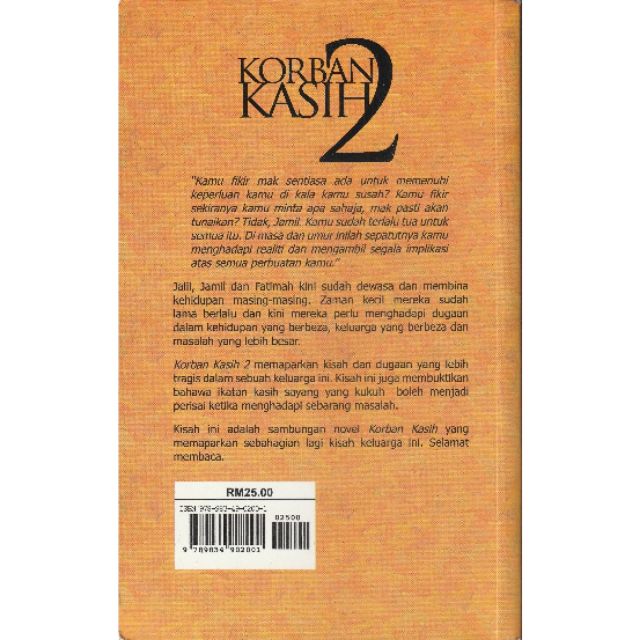 Shop Malaysia Lover Corban 2 New Cover Fatimah Saidin Novel Adaptation Dbp Shopee Singapore