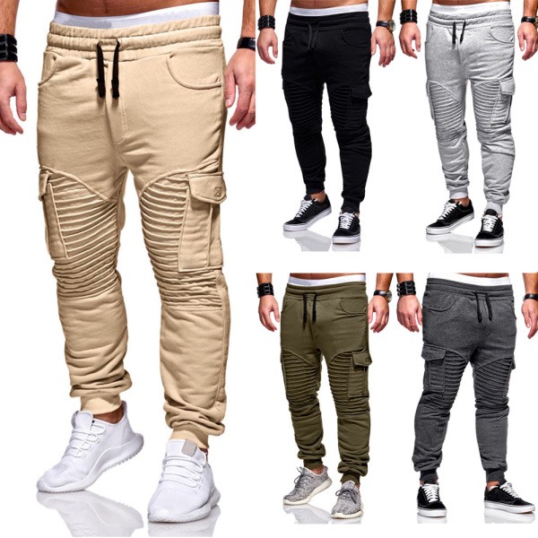 big men's twill joggers