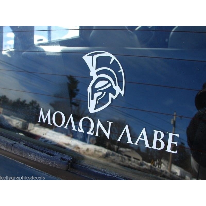 Molon Labe Decal Sticker Spartan Gladiator 2nd Amendment Gun Rights Shopee Singapore