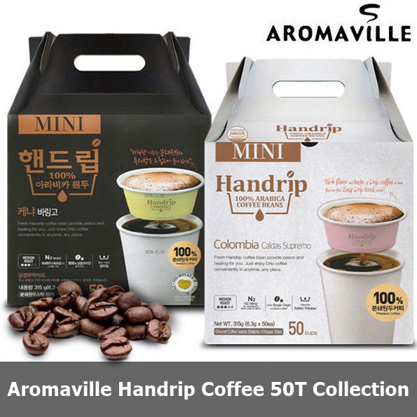 Aromaville Korean 50 Sticks LCH store Hand Drip Coffee Collection