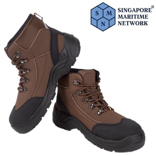 7137 SMN Safety Shoes with Mid Steel Sole and Steel Toe Cap. (BUMPER SALE - STRICTLY NO REFUND/EXCHANGE)