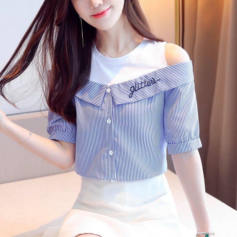 korean off shoulder tops