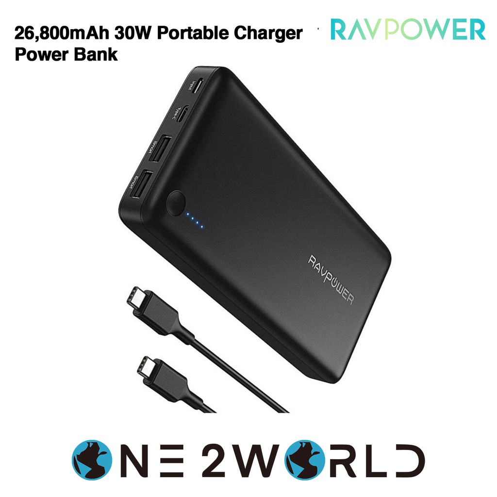 RAVPower RAVPower Ace 32,000mAh Portable Charger RP-PB064 B&H