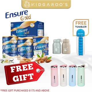 Ensure Gold Vanilla / Wheat / Almond / Coffee (850g) Tin & 2.4Kg Refill