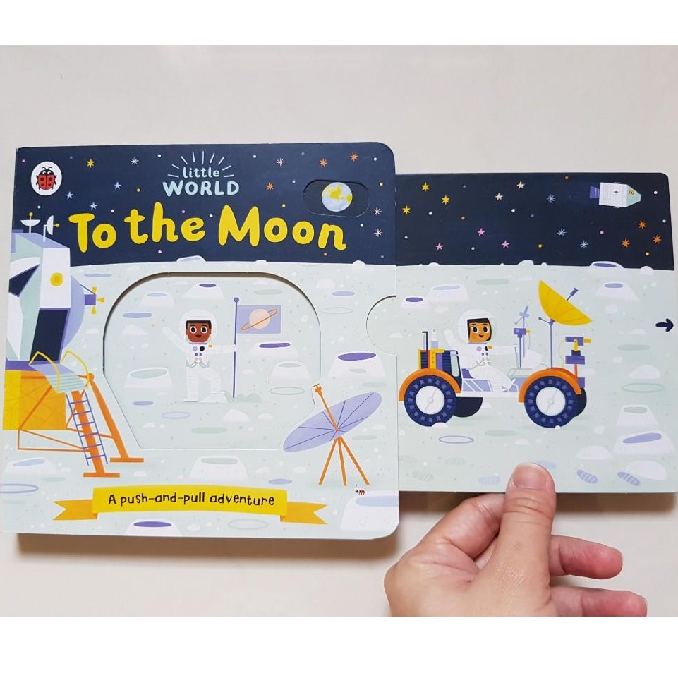 Original Ladybird Little World To The Moon A Push And Pull Adventure Shopee Singapore