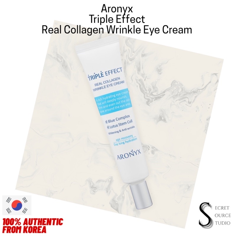 [SG SELLER]MediFlower ARONYX Triple Effect Real Collagen Wrinkle Eye ...