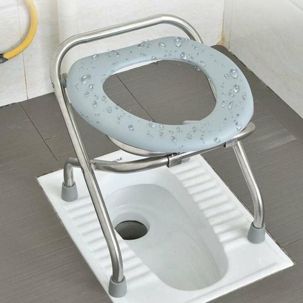 Hanfolding Commode Portable Toilet Seat Portable Potty Chair Comfy Commode Chair Perfect For Camping Hiking Trips Shopee Singapore