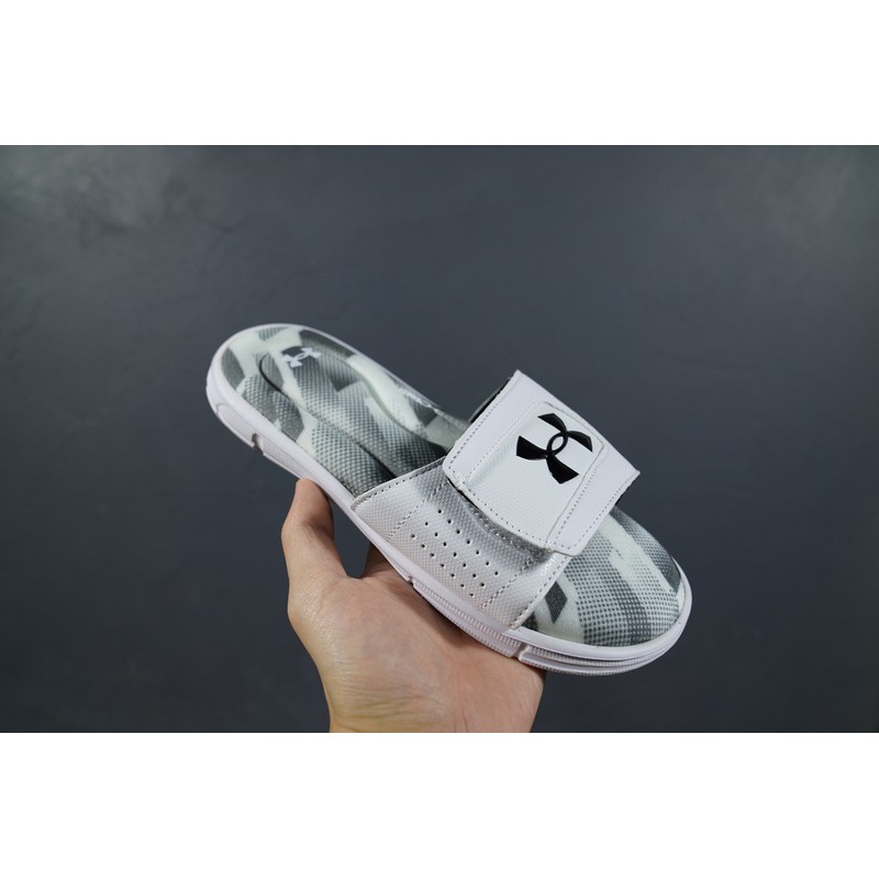 under armour camo flip flops