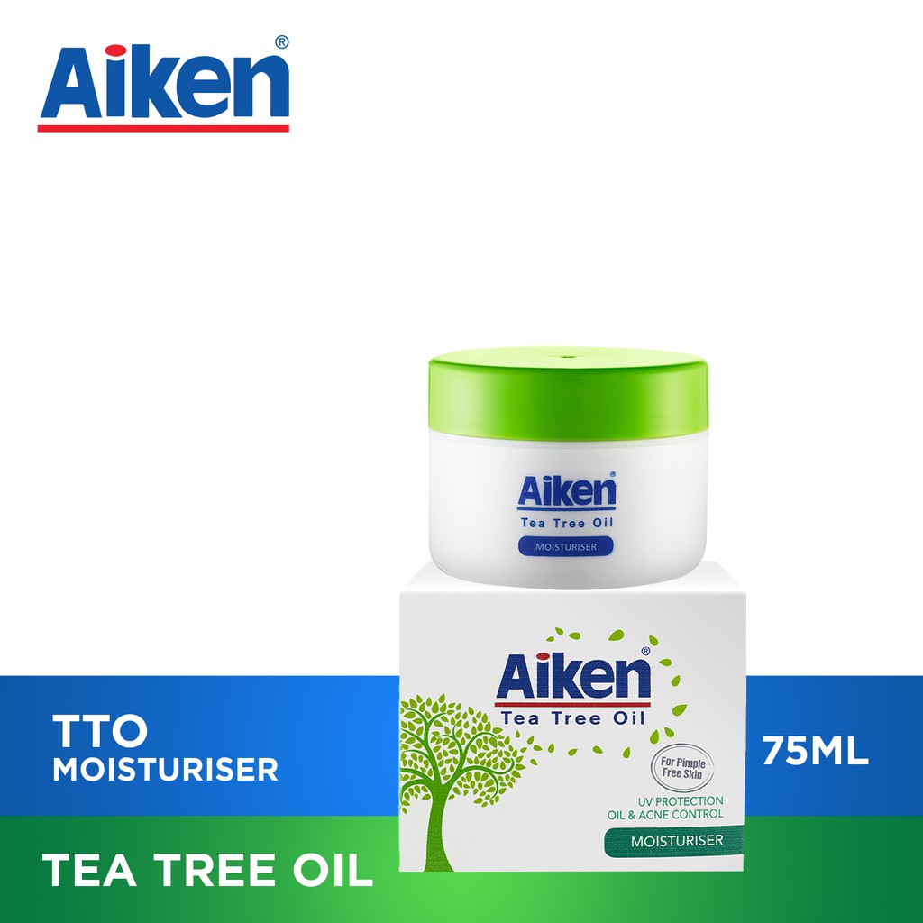 Aiken Tea Tree Oil Prebiotic Facial Cleanser Moisturiser Pimple Cream Pure Oil Powder Toner Cream Micellar Essence Water Shopee Singapore