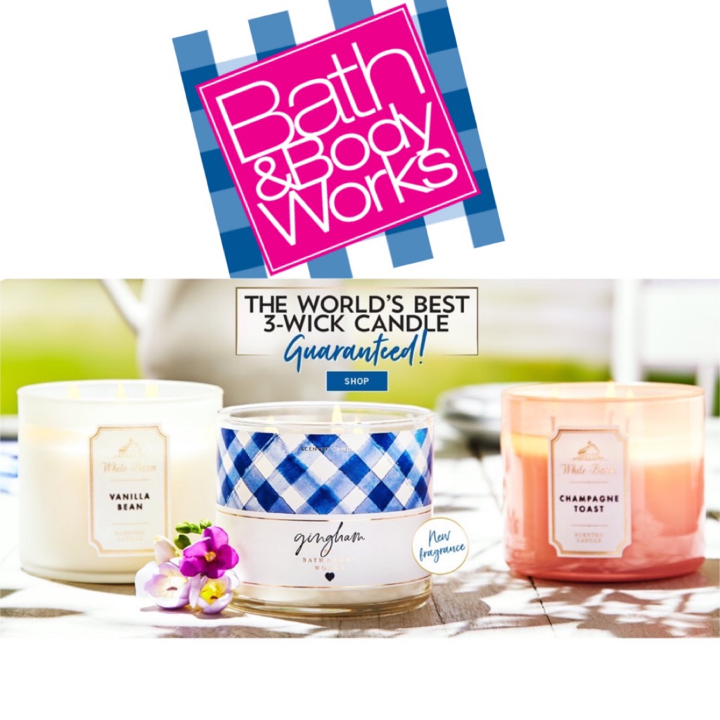 Bath & Body Works Scented Candle Various Scents 3Wick Candle