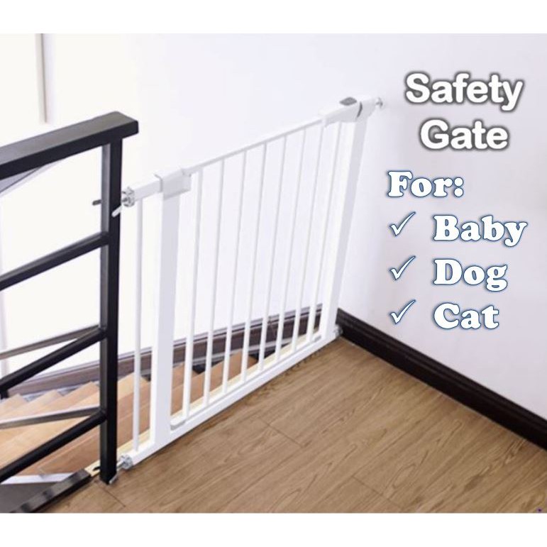 (SG Seller) Adjustable Baby Safety Gate 75-82cm | Automatic Safe Fence ...