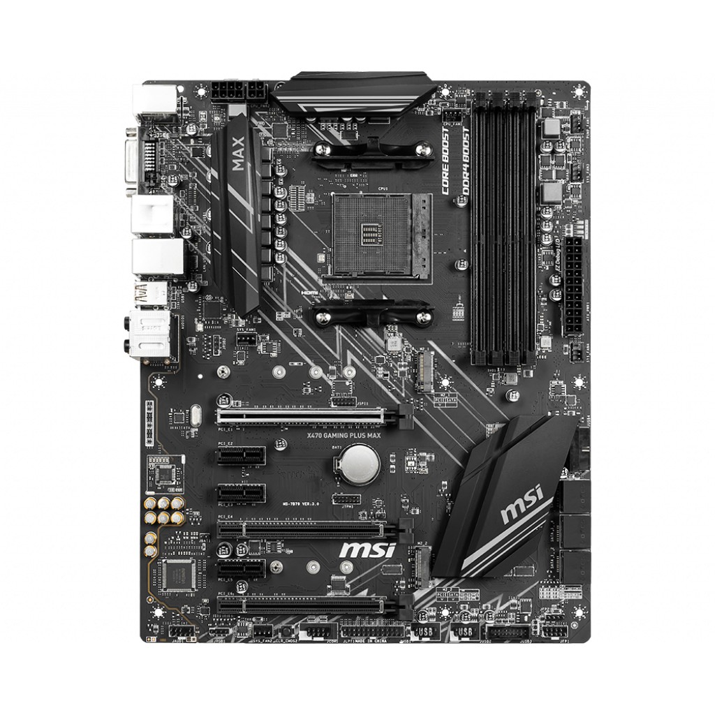 Msi Mini X470 Gaming Plus Max Atx Amd Amd Am4 Motherboard Msi Shopee Singapore