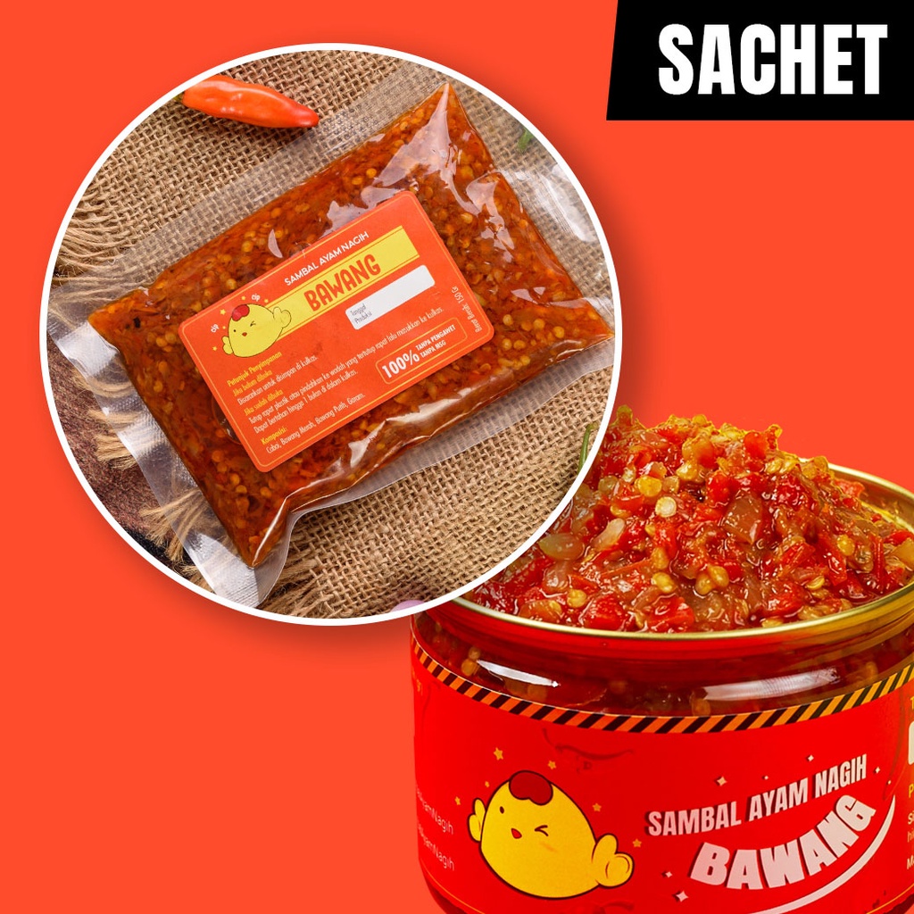 Sambal Nagih Sambal Geprek Onion Sachet Shopee Singapore
