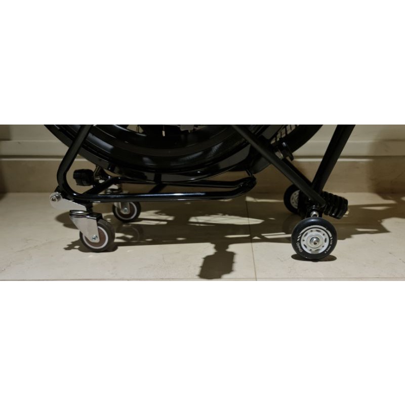 Castor Wheels Trolley Trifold Bicycle Brompton Mint Sunrimoon 3Sixty