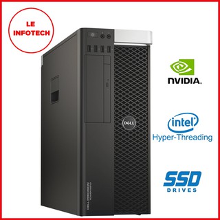 Dell Precision T5810 Workstation Intel Xeon E5-1630v3 3.7GHz 32GB 512GB SSD Nvidia Quadro GPU Win10Pro USED